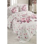 Örtüm Birdy Çift Kişilik Yatak Örtüsü Takımı - Pembe - 250 x 260 cm