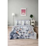 Örtüm Buket Çift Kişilik Kapitone Yatak Örtüsü Takımı - Beyaz - Turuncu - 250 x 260 cm