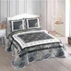 Örtüm Camelia Çift Kişilik Kapitone Yatak Örtüsü Takımı - Renkli - 250 x 260 cm