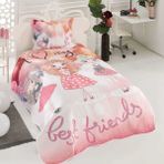 Örtüm Fashion Kapitone 175X240 Genç Tek Kişilik Yatak Örtüsü - 175 x 240 cm - Pembe