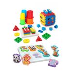 oruçoyuncak Oyuncak Bultak Eğitici Geometri Şekiller Civata Dizayn Kule Neşeli Hayvanlar Zeka Geliştirici Set