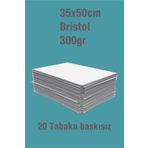 Örün Matbaa Amerikan Bristol Karton 300 gr 35x50 Cm 20 Adet (1KG)