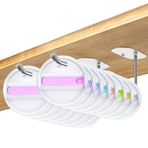 oruola 2 adet 27cm/10.6in Tumbler Kapak Organizatörü, Yerden Tasarruflu Bardak Kapağı Düzenleyici, Su Şişesi Kapağı Tutacağı, Mutfak Organizatörleri ve Depolama için Kendinden Yapışkanlı veya Sondaj