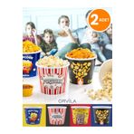 Orvila 2 Adet Popcorn Patlamış Mısır Kovası - Cips Ve Çerez Kutusu