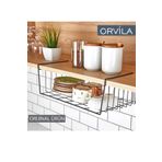 Orvila Dolap Içi Asılabilir Kanguru Model Düzenleyici Raf 36cm - Siyah