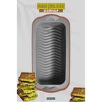 Orvila Dubai Çikolatası Kalıbı - Airfryer Baton Pasta Kek Ve Ekmek Kalıbı - Silikon Fırında Pişirme Matı
