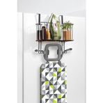 Orvila Kapı Arkası Asılabilir Metal Ütü Askılığı Siyah Renk Modern Tasarım 32cm Yükseklik 34cm Genişlik