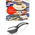 Orvila Yanmaz Yapışmaz 220 Derece Dayanıklı Teflon Maşalı Spatula - Spatula Servis Kepçesi