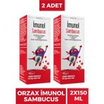 Orzax İmunol Sambucus 2x150 ml Sıvı