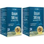 Orzax Ocean 500 Mg Saf Omega 3 Balık Yağı 60 Kapsül Limon Aromalı 2 Adet