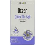 Orzax Ocean Çörek Otu Yağı 1000 mg 60 Kapsül Soğuk Sıkım Takviye Edici Gıda Gluten İçermez - --