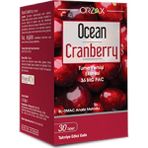 Orzax Ocean Cranberry 30 Tablet Vitamin ve Mineral İçeren Takviye Edici Gıda Türkiye Menşeli