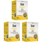 Orzax Ocean D Vitamini Desteği 400 IU Sprey 20 ml X 3 Adet Yetişkinler İçin Yağda Çözünebilen