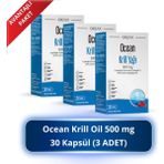 Orzax Ocean Krill Oil 500 Mg 30 Kapsül 3 Adet - YOK