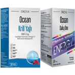 Orzax Ocean Krill Oil 500 Mg 30 Kapsül + Ocean Daily One Energy 30 Tablet