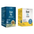 Orzax Ocean Plus Omega 3 1200 Mg 30 Kapsül + D3 ve K2 Vitamini 20 ml 2 Adet Balık Yağı