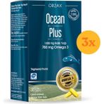 Orzax Ocean Plus Omega 3 Balık Yağı 1200 Mg 30 Kapsül - 3 Adet (Toplam 90 Kapsül)