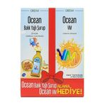 Orzax Ocean Saf Balık Yağı 150 ml Şurup + VM Portakal Aromalı 150 ml Şurup