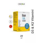 Orzax Ocean Vitamin D3k2 Takviye Edici Gıda 20 Ml Damla