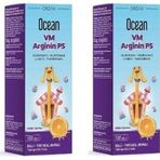 Orzax Ocean Vm Arginin Ps Ballı Portakal Aromalı Şurup 150 ml 2 Adet