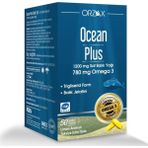 Orzax Plus Omega 3 1200 mg 50 Kapsül Limon Aromalı Yüksek Omega 3 İçeren Takviye Edici Gıda