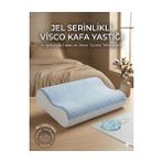 Orzen Visco Jel Serinlikli Baş Yastığı - 60 x 40 cm - Beyaz