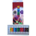 O&S Oyun ve Sanat Eğlen-Üret 12 renk Yağlı Boya, Resim Başlangıç Seti için Oil Colour