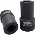 Osaka 1" Altı Köşe Havalı Derin Lokma 22 mm - Renkli