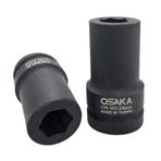 OSAKA 1" Altı Köşe Havalı Derin Lokma 24 mm