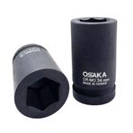 OSAKA 1" Altı Köşe Havalı Derin Lokma 34 mm