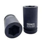 OSAKA 1" Altı Köşe Havalı Derin Lokma 35 mm