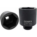 Osaka 1" Altı Köşe Havalı Derin Lokma 70 mm - Renkli