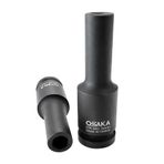 OSAKA 1/2 Altı Köşe Havalı Derin Lokma 8 mm