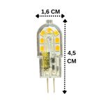 Osaka 12V 3W G4 LED Kapsül Ampul, Sarı Işık (3000K)