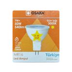 Osaka 12V 7W (50W) Sarı (3000K) GU5.3 LED Spot Ampul