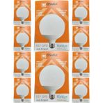 Osaka 15W (100W) 6500K (Beyaz Işık) E27 Duylu G95 Led Glop Ampul (10 Adet)