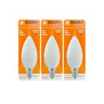 Osaka 6W (50W) Günışığı 4000K E14 Led Mum Ampul, 3 Adet