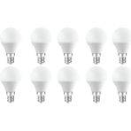 Osaka 6W Dekoratif LED Top Ampul Buji 10'lu Paket Beyaz Işık E14 Avize Lambası Ince Duy Küçük Ampul