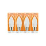 Osaka 7W (50W) 6500K Beyaz Işık E27 Duylu Mum Led Ampul, 4 Adet