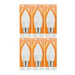 Osaka 7W (50W) 6500K Beyaz Işık E27 Duylu Mum Led Ampul, 6 Adet