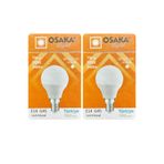 Osaka 7W (50W) Beyaz Işık E14 Led Mini Ampul, 2 Adet