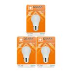 Osaka 7W (50W) Sarı Işık E27 Duylu Led Ampul, 3 Adet