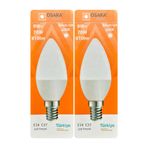 Osaka 9W (70W) Beyaz Işık (6500K) E14 Led Mum Ampul, 2 Adet