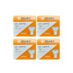 Osaka LED Ampul 7W, GU10 Duylu, Kırmızı Işık, 630 LM, 4 Adet