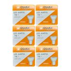 Osaka LED Ampul 7W, GU10 Duylu, Kırmızı Işık, 630 LM, 6 Adet
