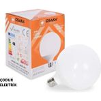 Osaka Light 20w =120w Eşdeğer 6500 Kelvin Beyaz ışık E27 Duylu 1400 Lümen E Enerji G125 Led Glop Ampul