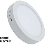 Osaka Light 25w 3000 Kelvin Gün ışığı 1920 Lümen A Enerji 225mm Genişlik Sıva Üstü Yuvarlak Led Panel Armatür