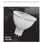 Osaka Light 7w = 50w Eşdeğer 3000 Gün ışığı (Sarı ışık ) 220v MR16 İğne Bacak Led Cob Spot Ampül 630lm A Enerji