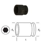Osaka Ln12ı1-1/16 Inch Lokma 1/2" 1-1/16