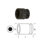 Osaka LN3424 3/4 inç 6 Köşe 24 mm Havalı Lokma Anahtar